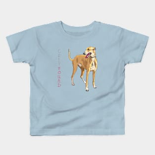 Dog breed Greyhound Kids T-Shirt